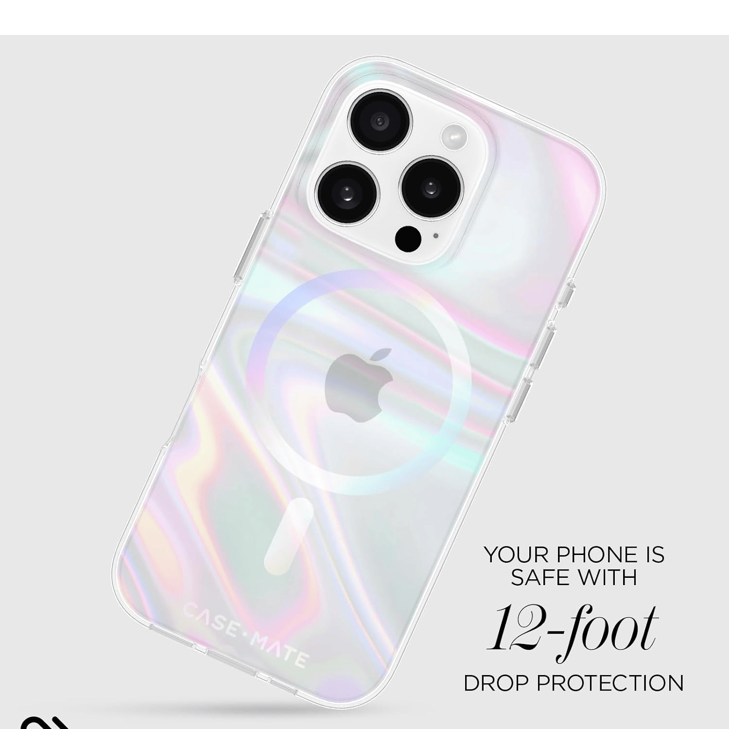 CASE MATE SOAP BUBBLE IPHONE 16 PRO IRIDISCENT