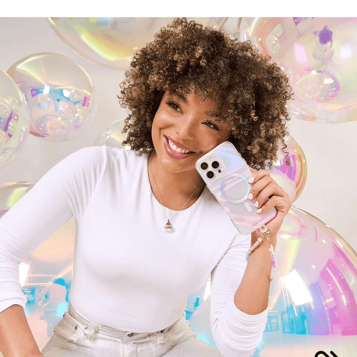 CASE MATE SOAP BUBBLE IPHONE 16 PRO IRIDISCENT