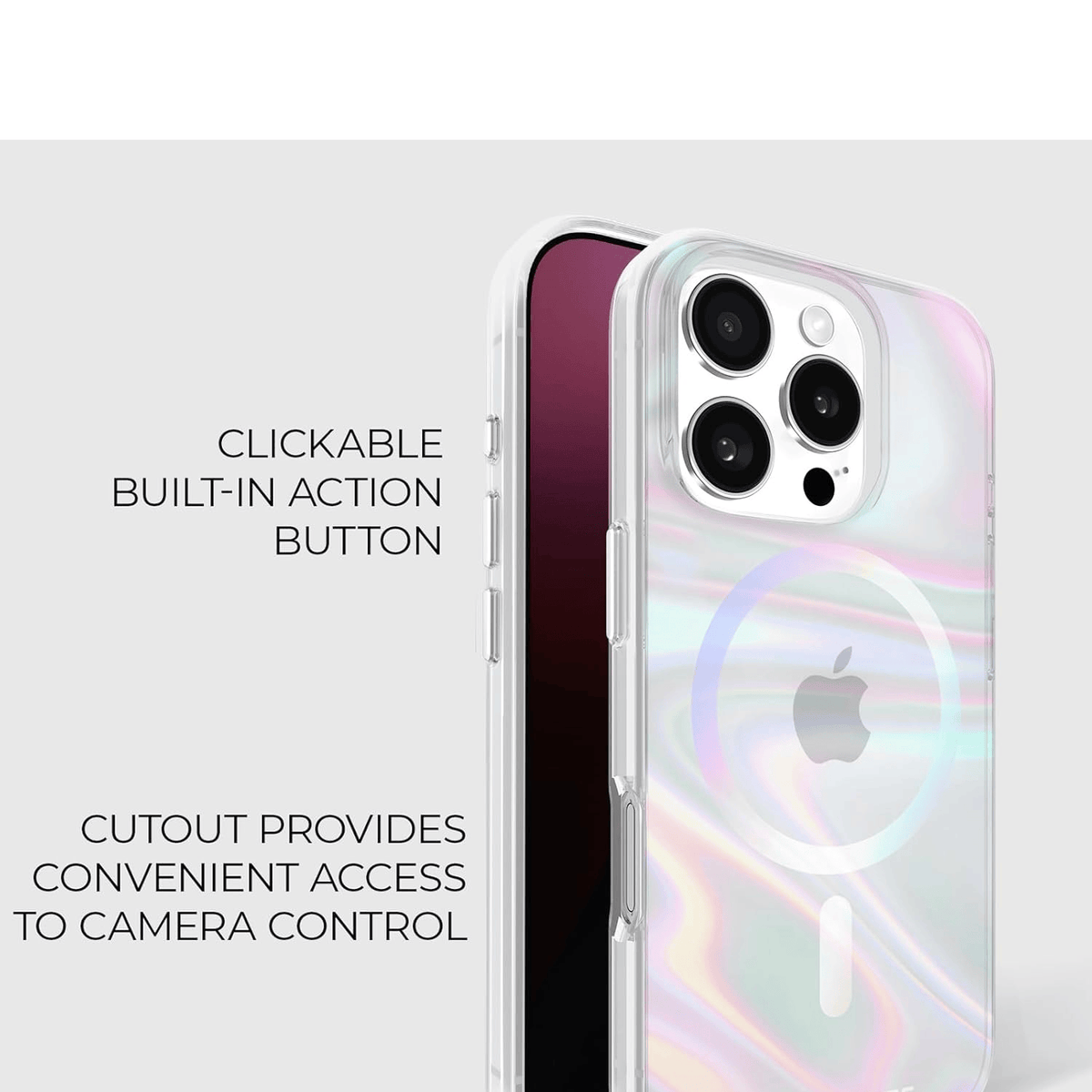 L-CASE MATE SOAP BUBBLE IPHONE 16 PRO MAX IRIDISCENT