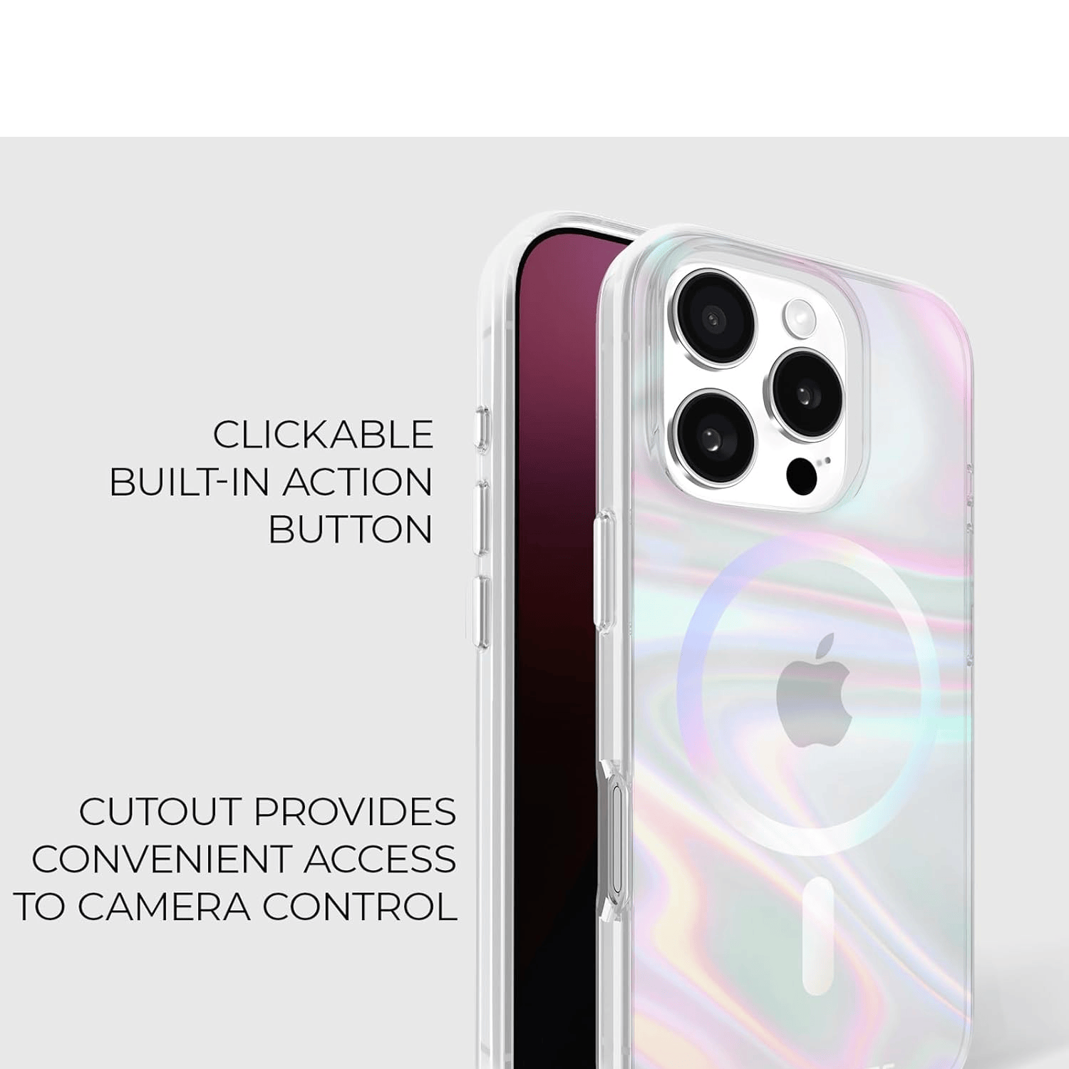 L-CASE MATE SOAP BUBBLE IPHONE 16 PRO MAX IRIDISCENT
