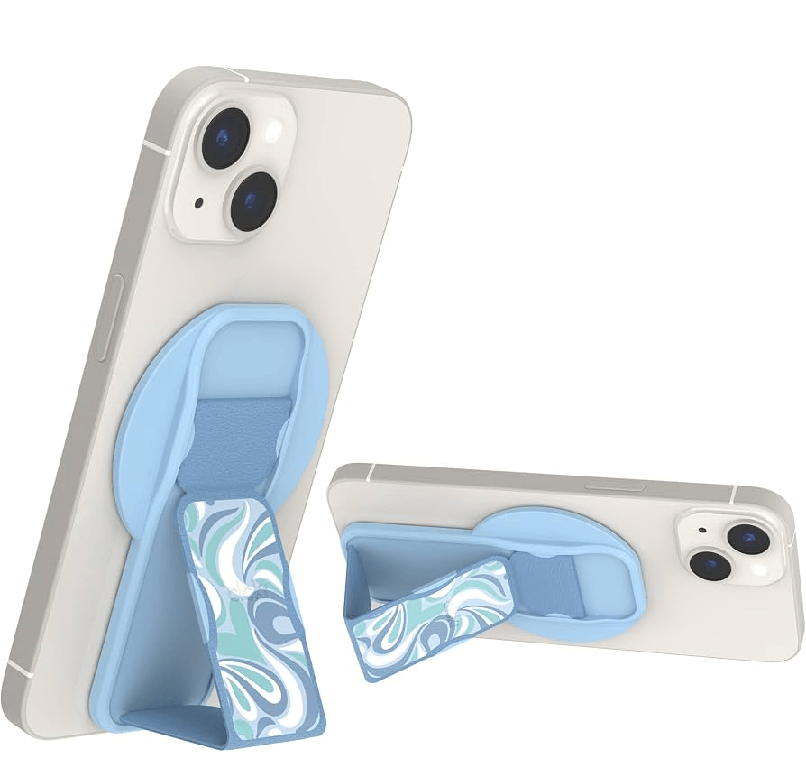CLCKR MAGSAFE STAND & GRIP BLUE