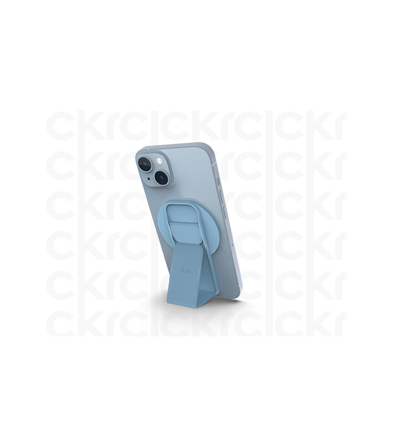 CLCKR MAGSAFE STAND & GRIP CELESTE