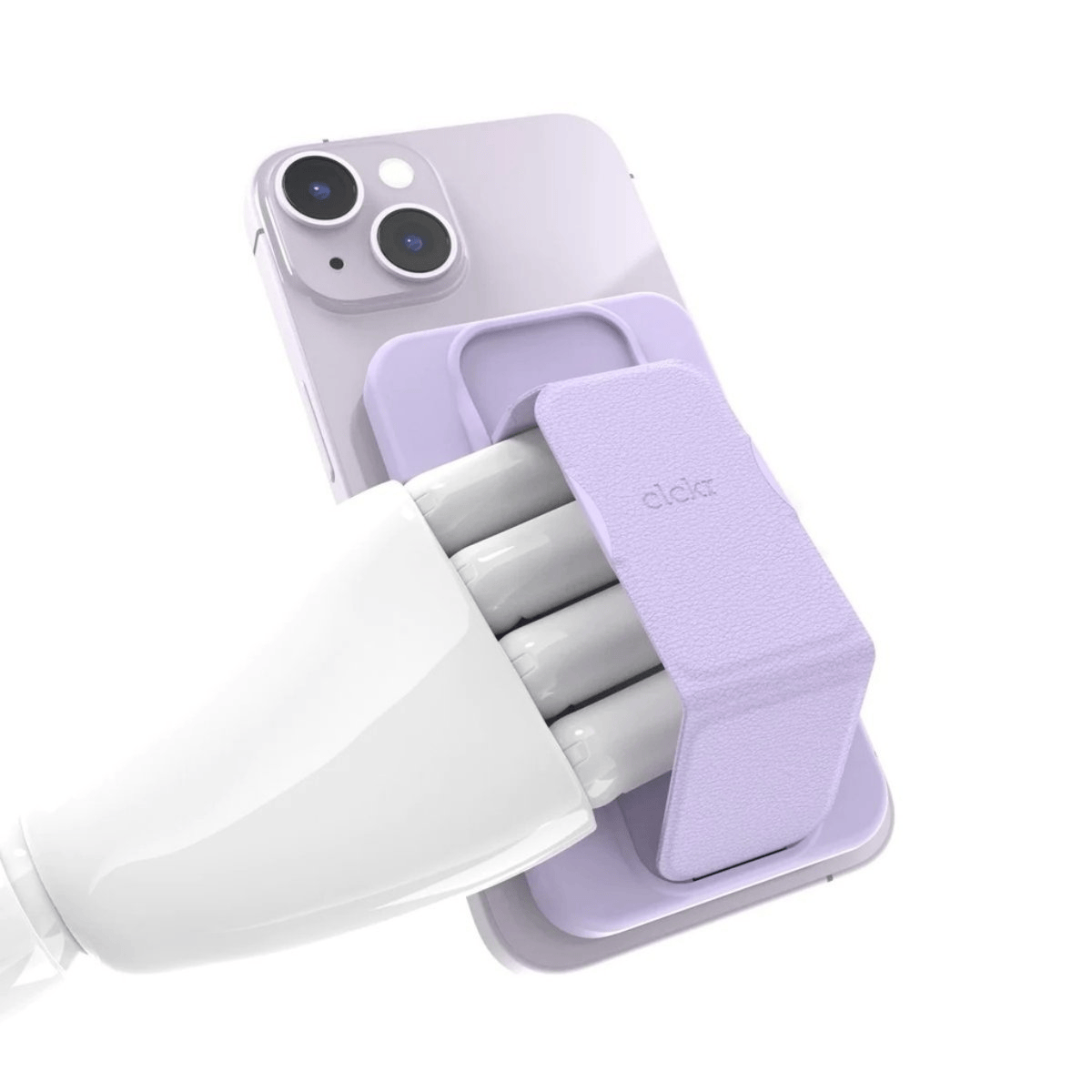 CLCKR SLIDE MAGSAFE WALLET PURPURA