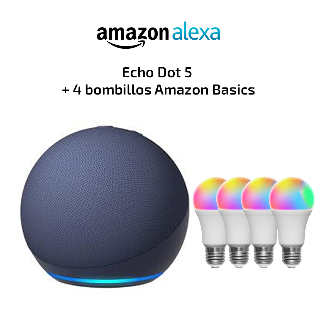 Combo Alexa Echo Dot 5ta Generación
