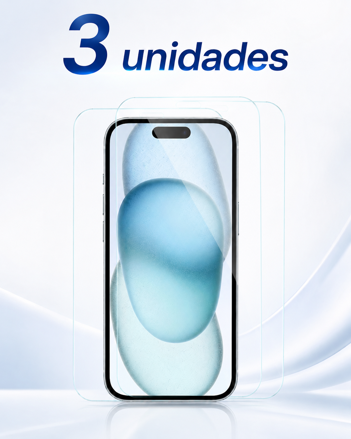GADGET GUARD VIDRIO TEMPLADO IPHONE 15 PLUS (3 pack)