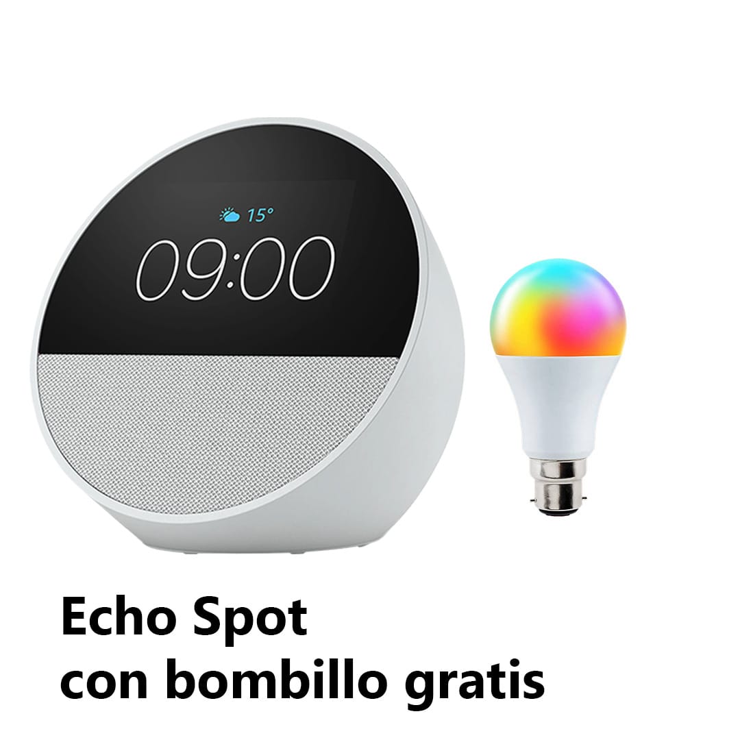 AMAZON ALEXA ECHO SPOT (2024) BLANCO GLACIAR