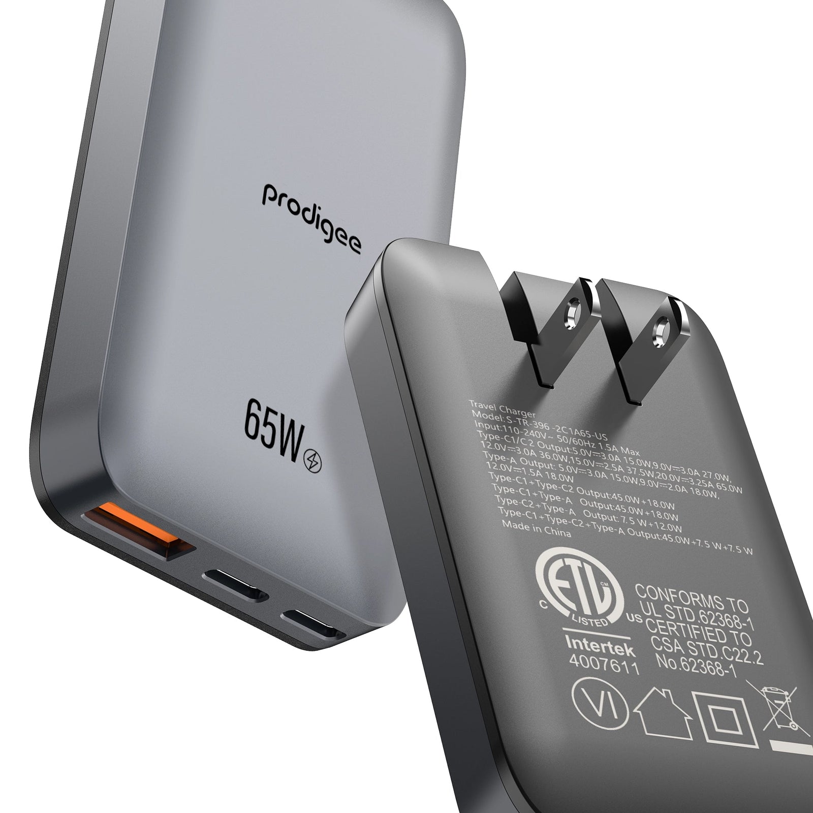 PRODIGEE ENERGEE ULTRA SLIM CUBO DE CARGA DE PARED 65W