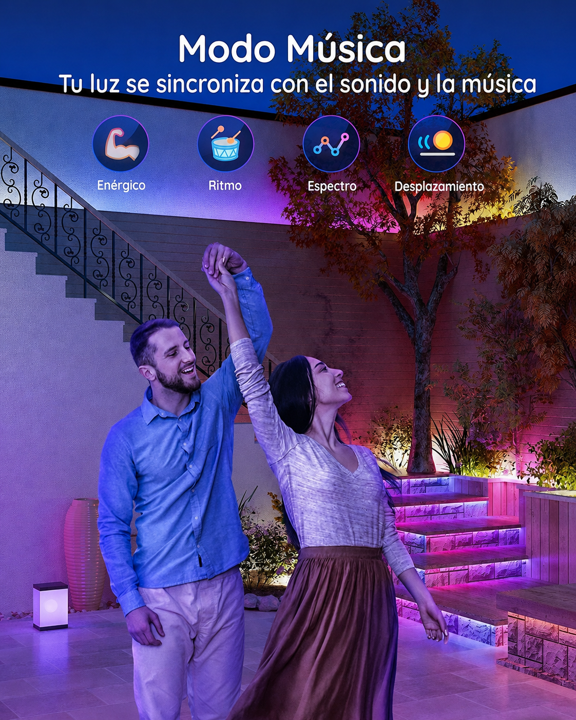 Govee H6171 Phantasy tira LED RGBIC 10 metros contenido de la caja