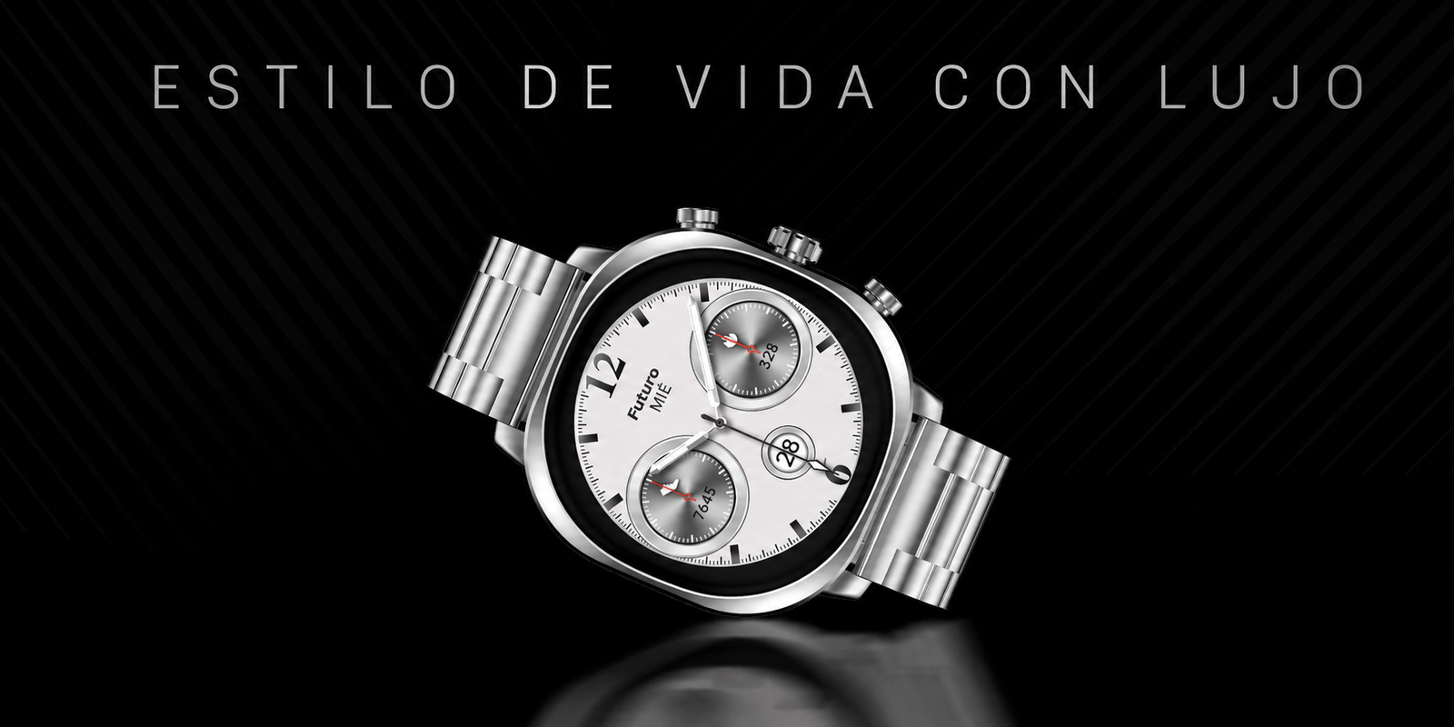 HIFUTURE AIX STAINLESS STEEL SMARTWATCH SILVER