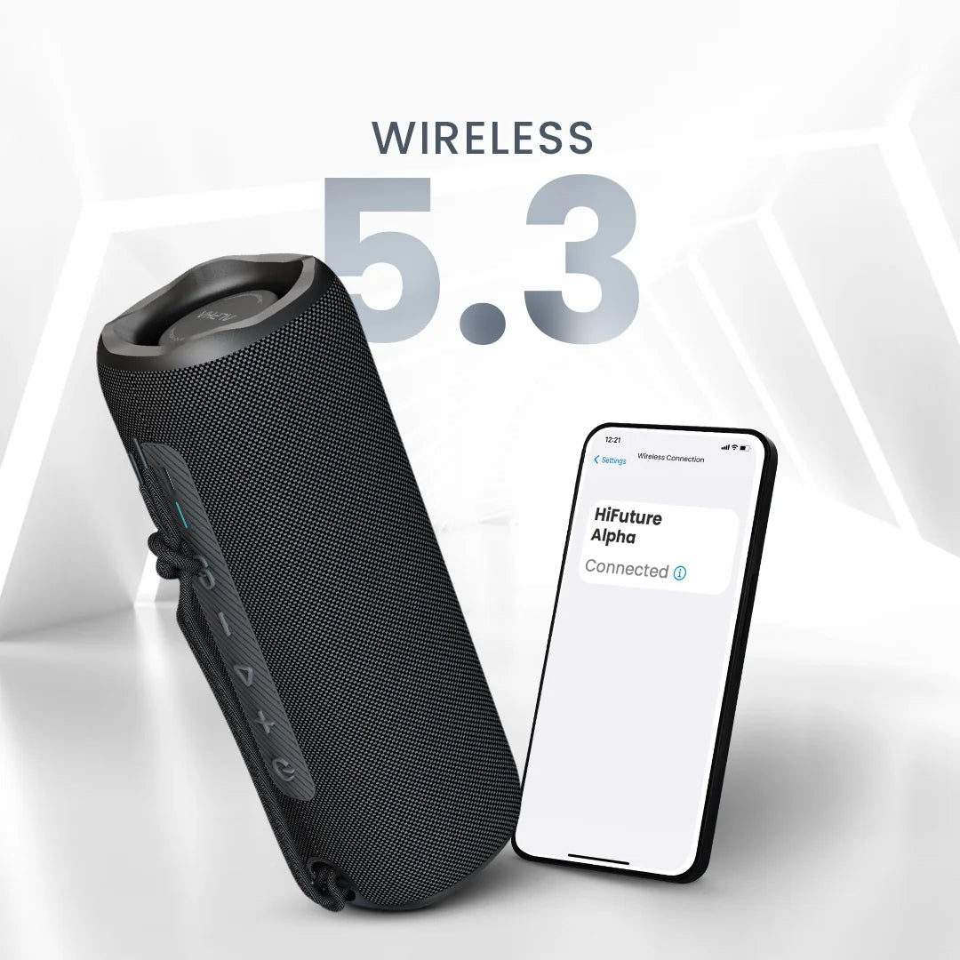 HIFUTURE ALPHA BOCINA BLUETOOTH NEGRA