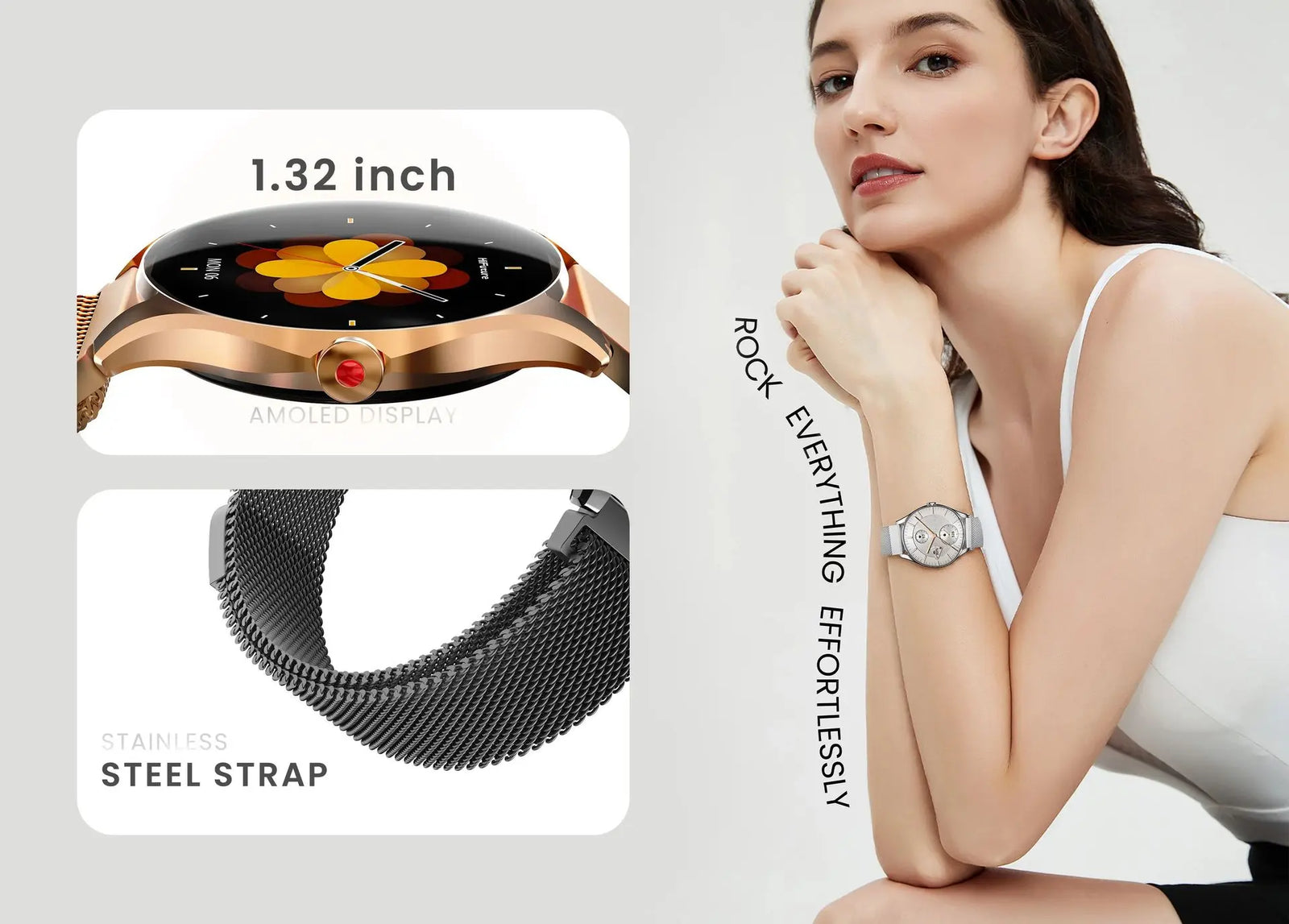 HIFUTURE AURA2 SMARTWATCH ROSADO