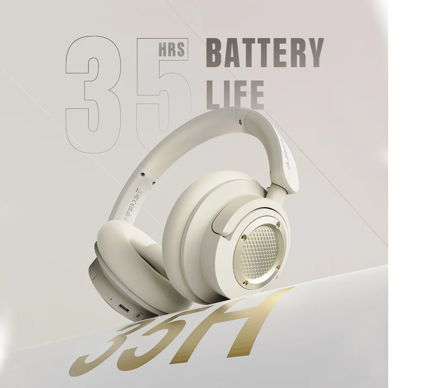 HIFUTURE FUTURETOUR X HYBRID ANC WIRELESS CHAMPAGNE GOLD