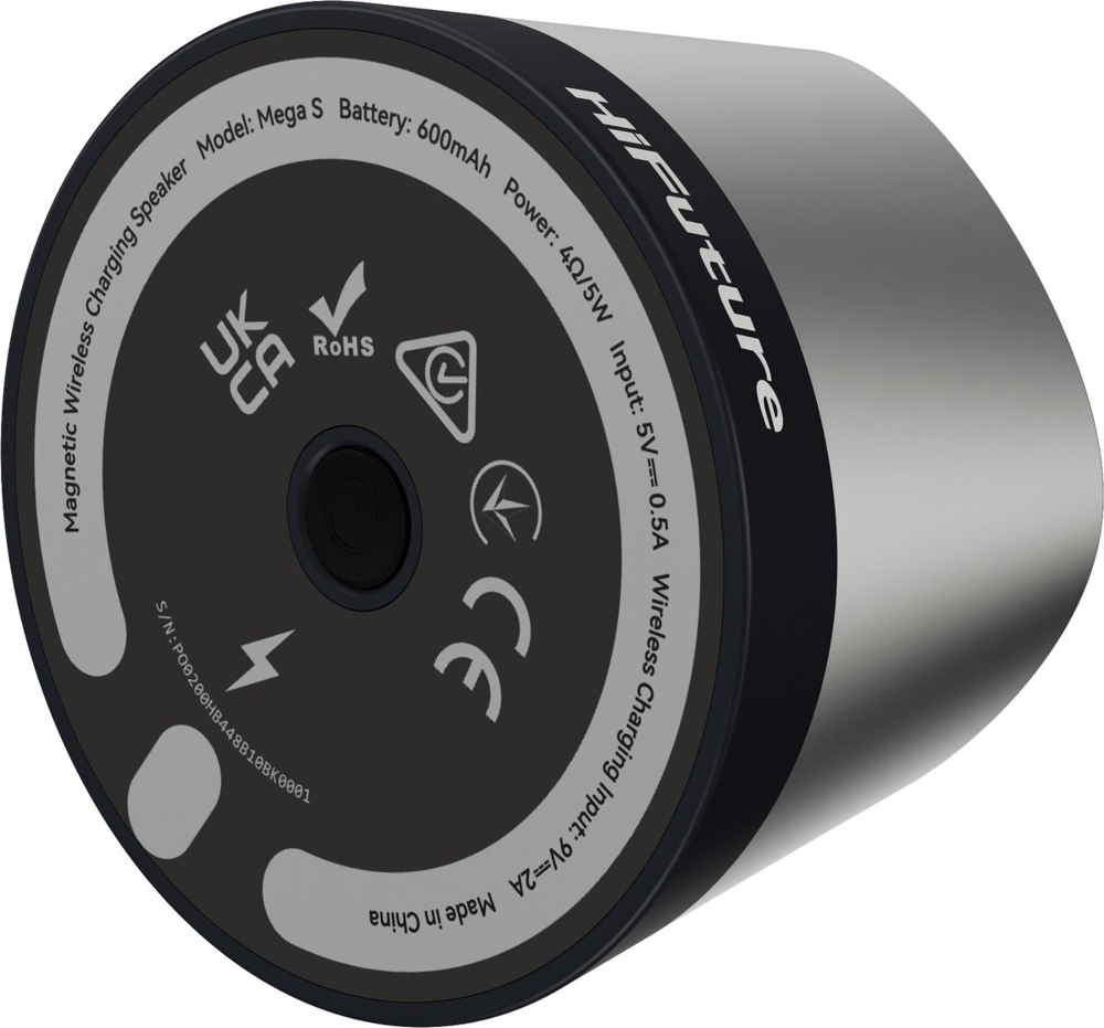 HIFUTURE MEGA S WIRELESS BOCINA CON CARGA INALAMBRICA SILVER