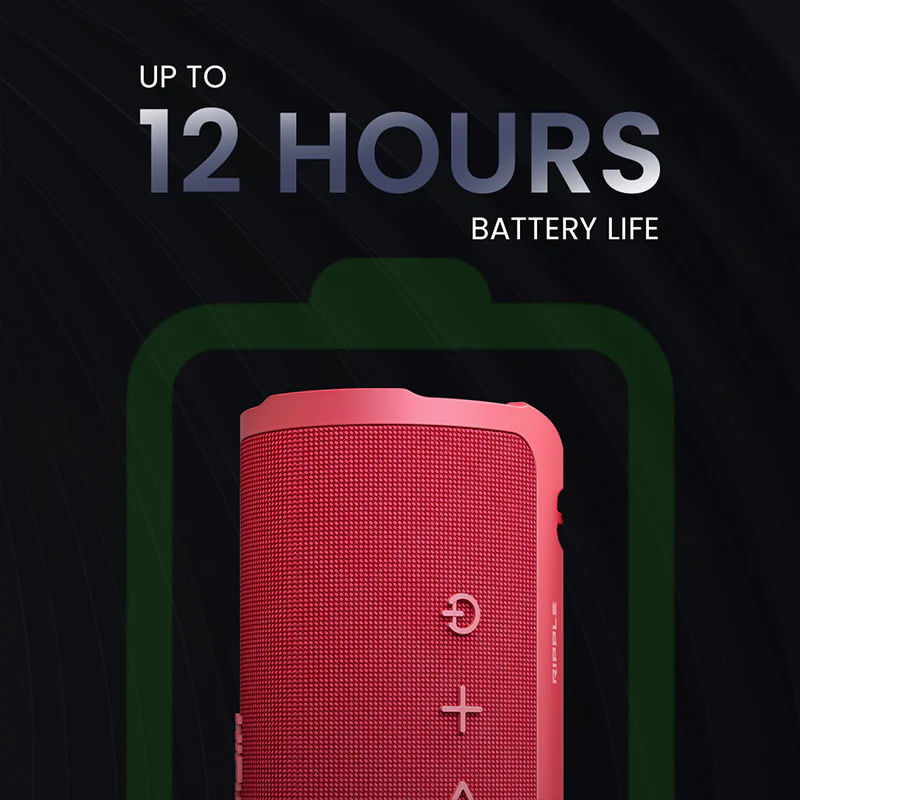 HIFUTURE RIPPLE BOCINA BLUETOOTH ROJO
