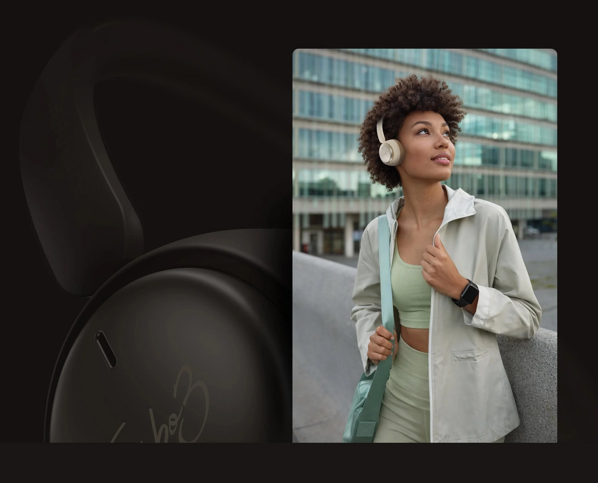 HIFUTURE TURBO3 ON-EAR ANC WIRELESS LATTE