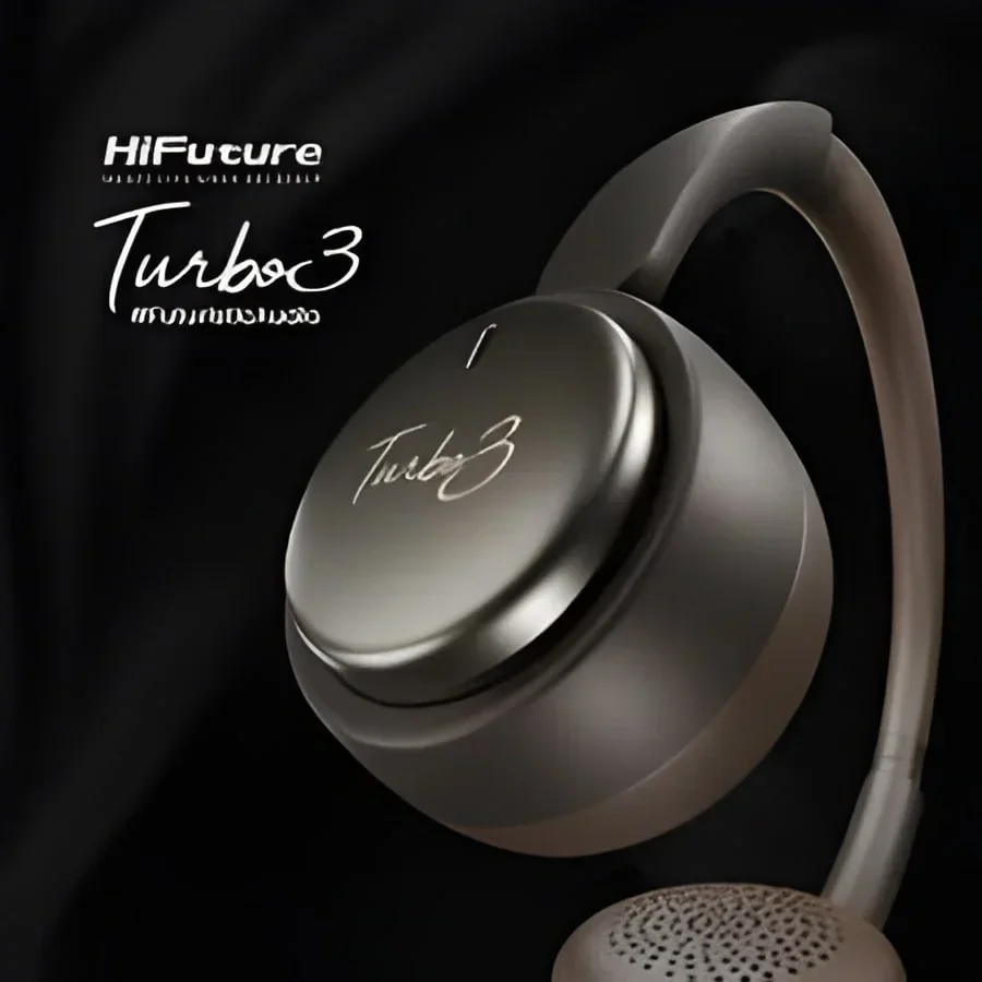 HIFUTURE AUDIFONOS TURBO3 ON-EAR ANC WIRELESS BROWN