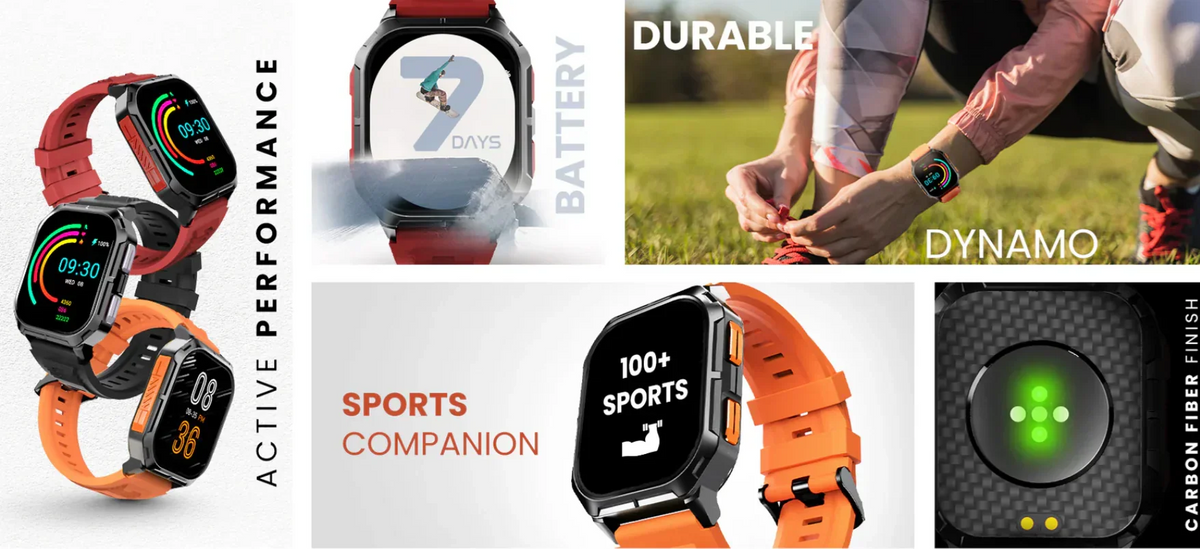 HIFUTURE ULTRA3 SPORT SMARTWATCH NEGRO/NARANJA