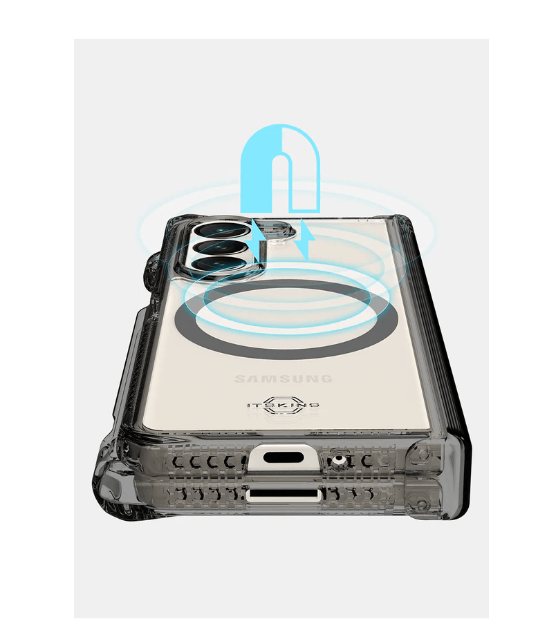 L-ITSKINS HYBRID CLEAR MAGSAFE GALAXY Z FOLD 5 TRANSPARENTE/SMOKE