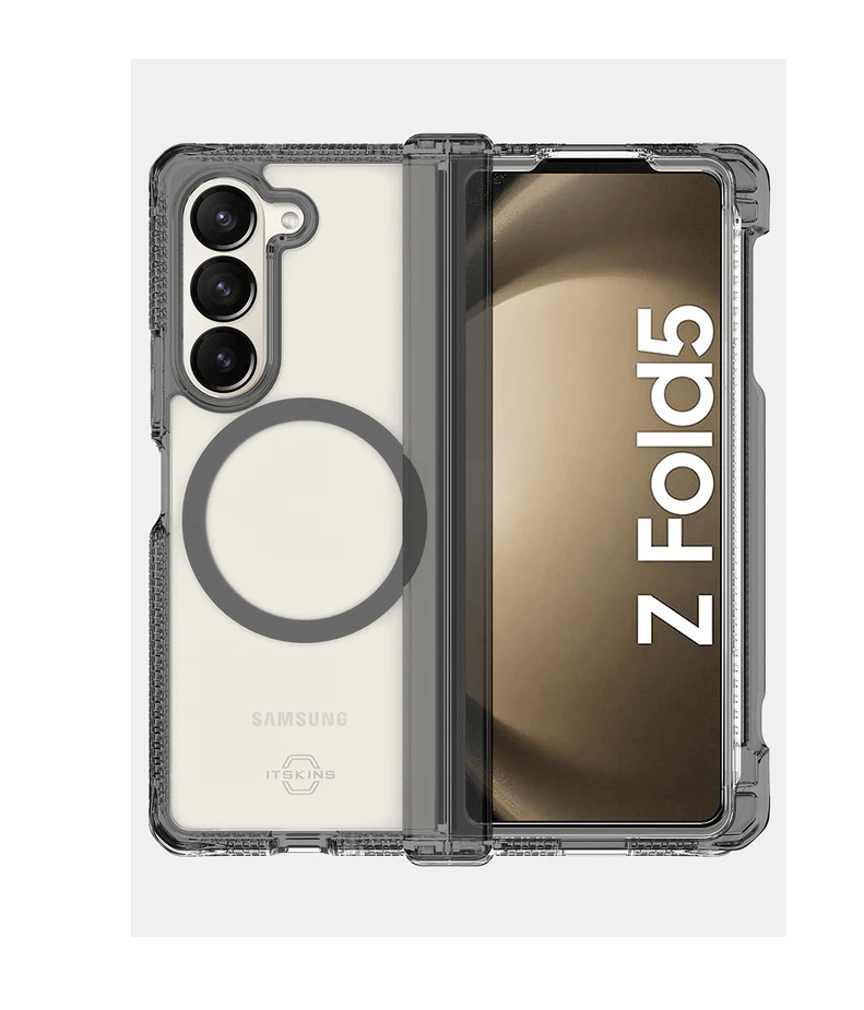 L-ITSKINS HYBRID CLEAR MAGSAFE GALAXY Z FOLD 5 TRANSPARENTE/SMOKE