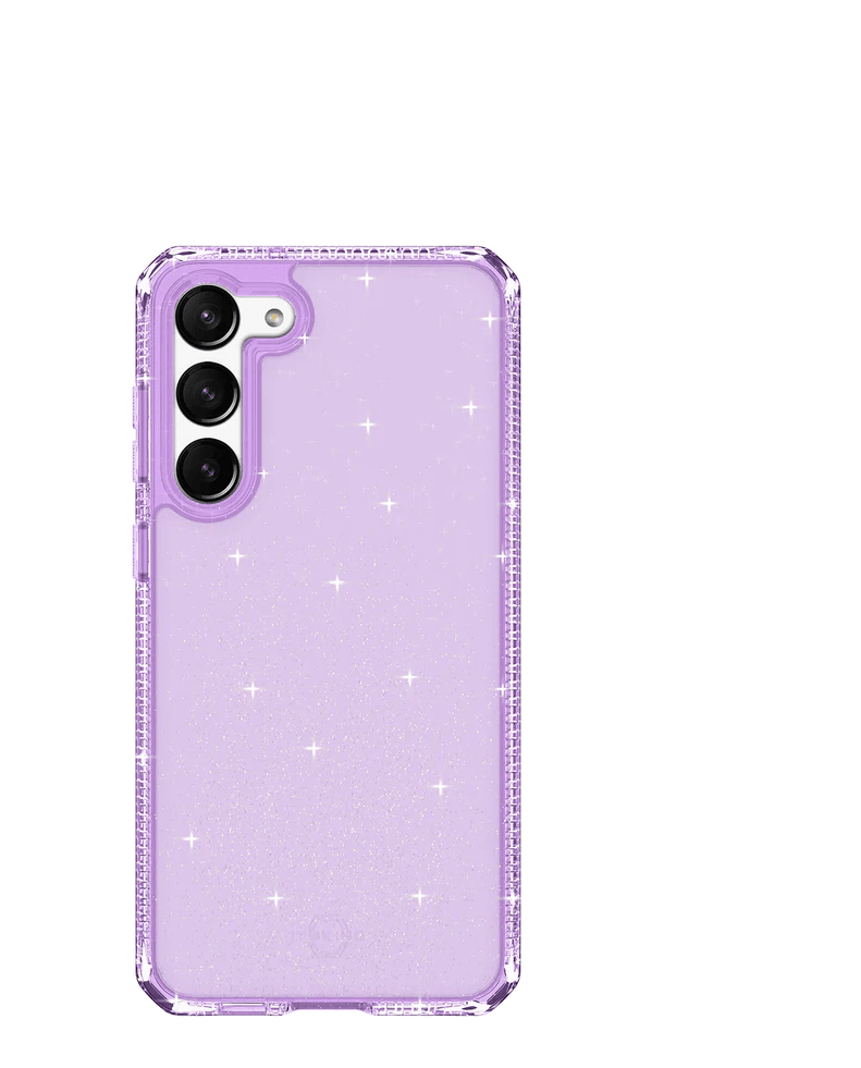 L-ITSKINS HYBRID SPARK GALAXY S23 GLITER MORADO