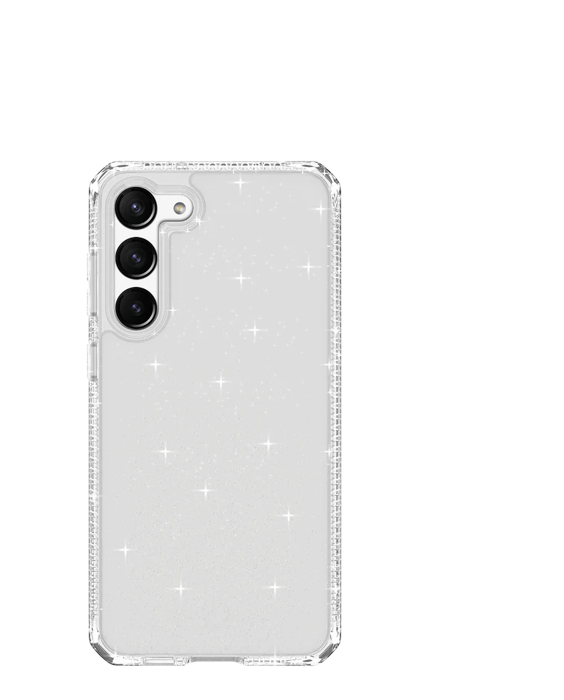 L-ITSKINS HYBRID SPARK GALAXY S23 PLUS GLITER CLEAR