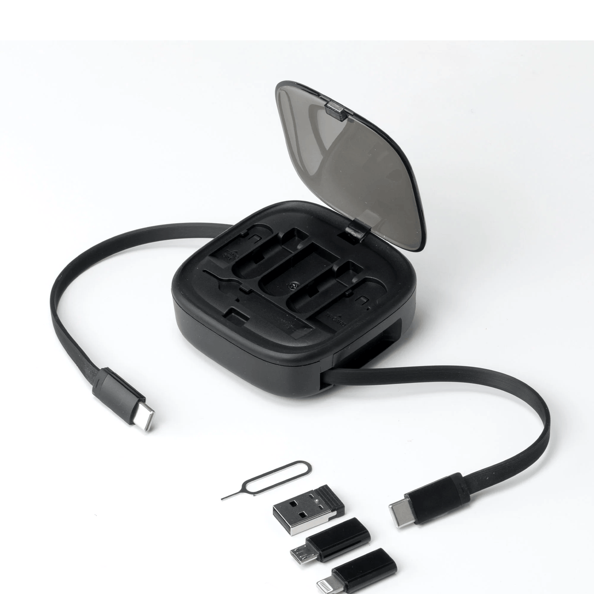 LAUT LINK MINI CAJA CON CABLE/ADAPTADORES 60W NEGRO