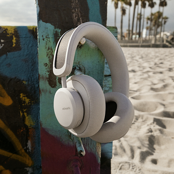 L-URBANISTA LOS ANGELES SOLAR POWERED BLUETOOTH HEADPHONES DESERT GRAY