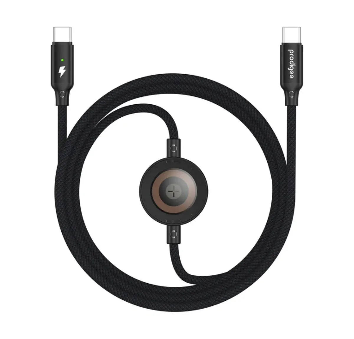PRODIGEE CABLE DUAL ENERGEE TIPO C + iWATCH NEGRO