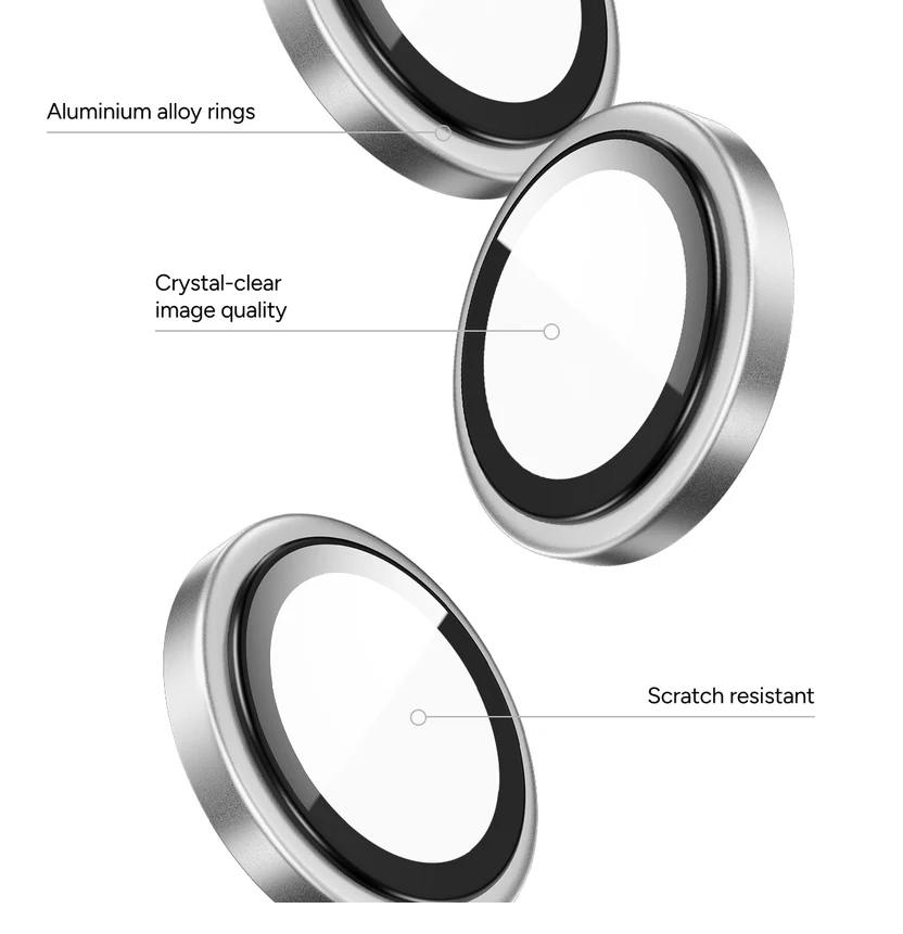 PRODIGEE SUPER GLASS CAMERA IPHONE 17 PRO/PRO MAX SILVER
