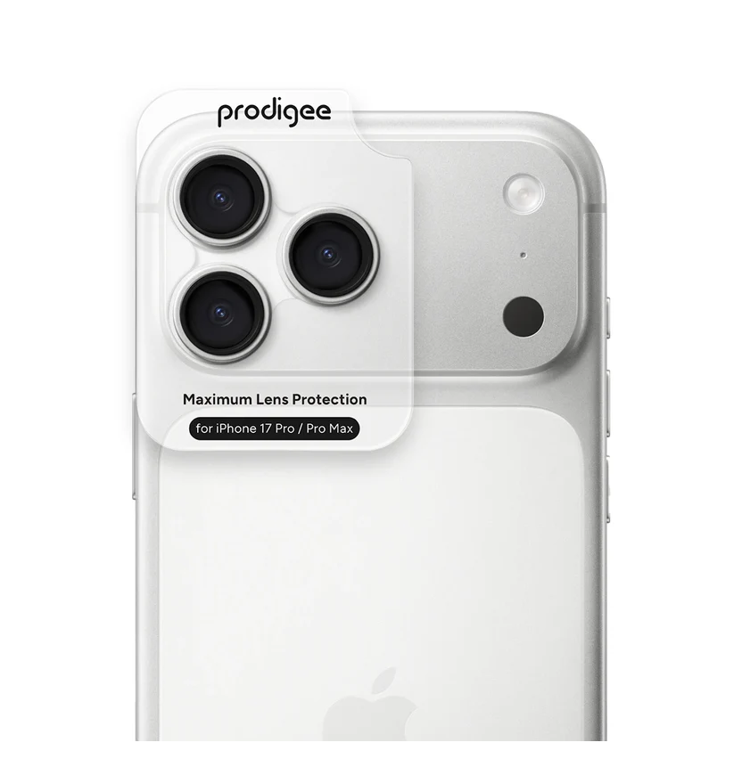 PRODIGEE SUPER GLASS CAMERA IPHONE 17 PRO/PRO MAX SILVER