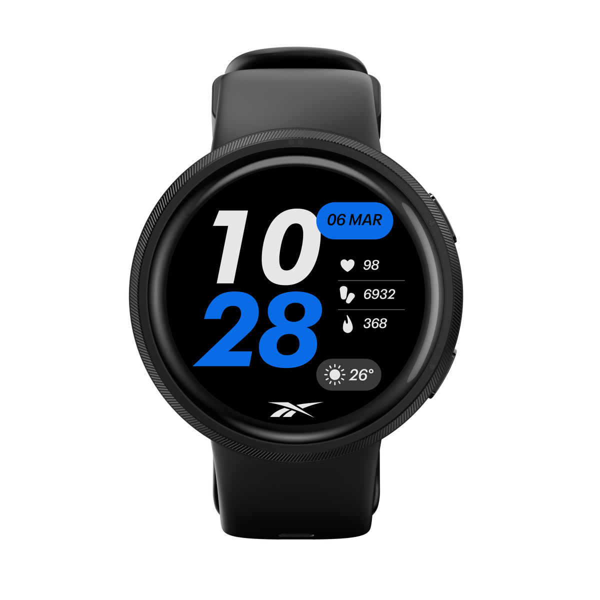 REEBOK RUSH SMARTWATCH MIDNIGHT BLACK