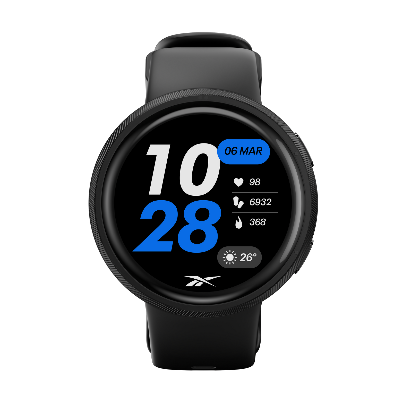 REEBOK RUSH SMARTWATCH MIDNIGHT BLACK