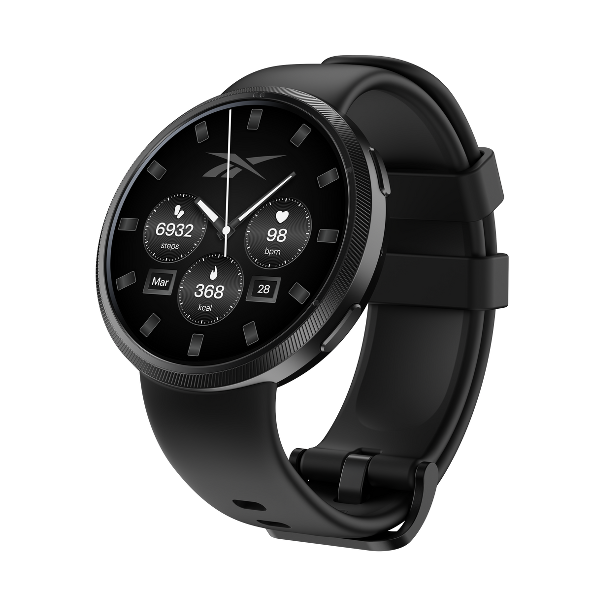 REEBOK STRIDE SMARTWATCH MIDNIGHT BLACK