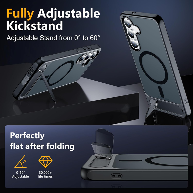 Spidercase Funda Magnética para Samsung Galaxy S25 FE - Negro