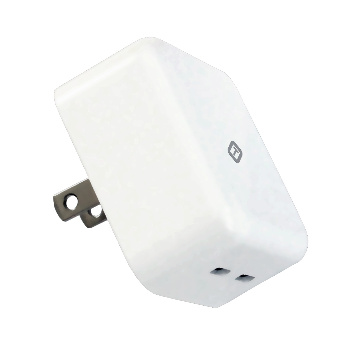 TEKYA CUBO DE CARGA PARED DUAL USB-C 35W BLANCO