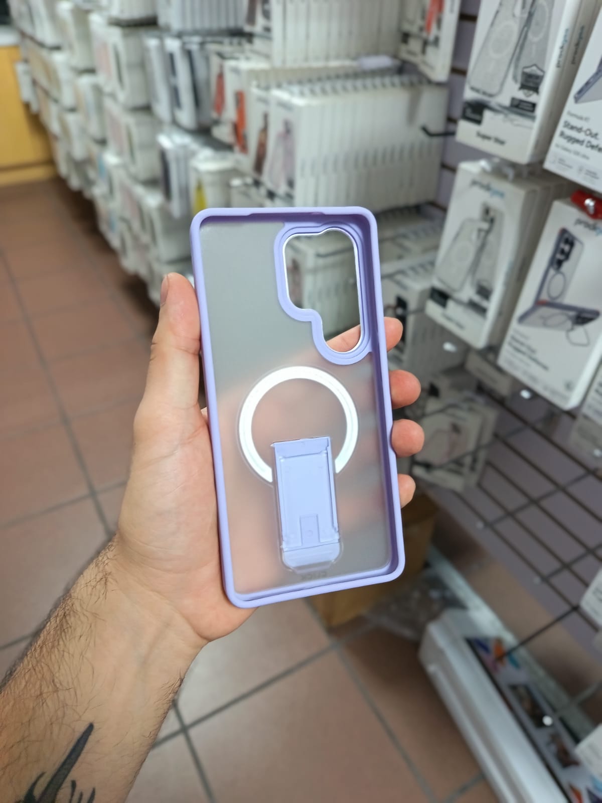 CLICK LATCH GALAXY S26 ULTRA CLEAR PURPLE