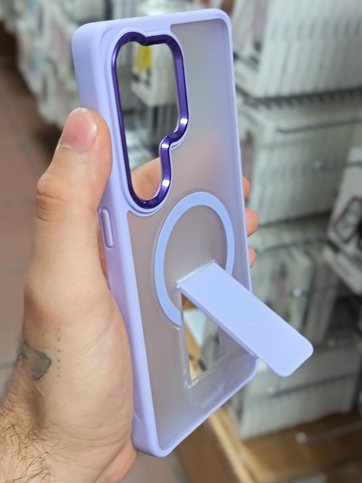 CLICK LATCH GALAXY S26 ULTRA CLEAR PURPLE