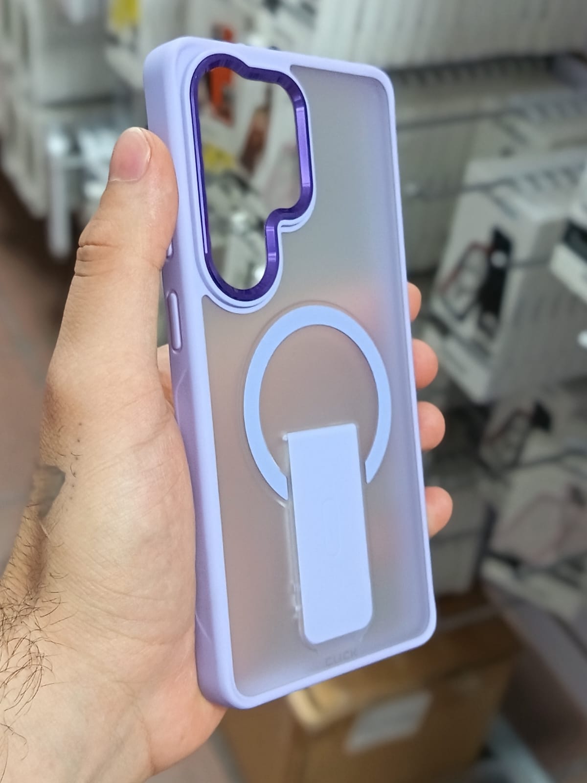 CLICK LATCH GALAXY S26 ULTRA CLEAR PURPLE