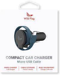 WILD FLAG CARGADOR DE CARRO CON CABLE MICRO USB