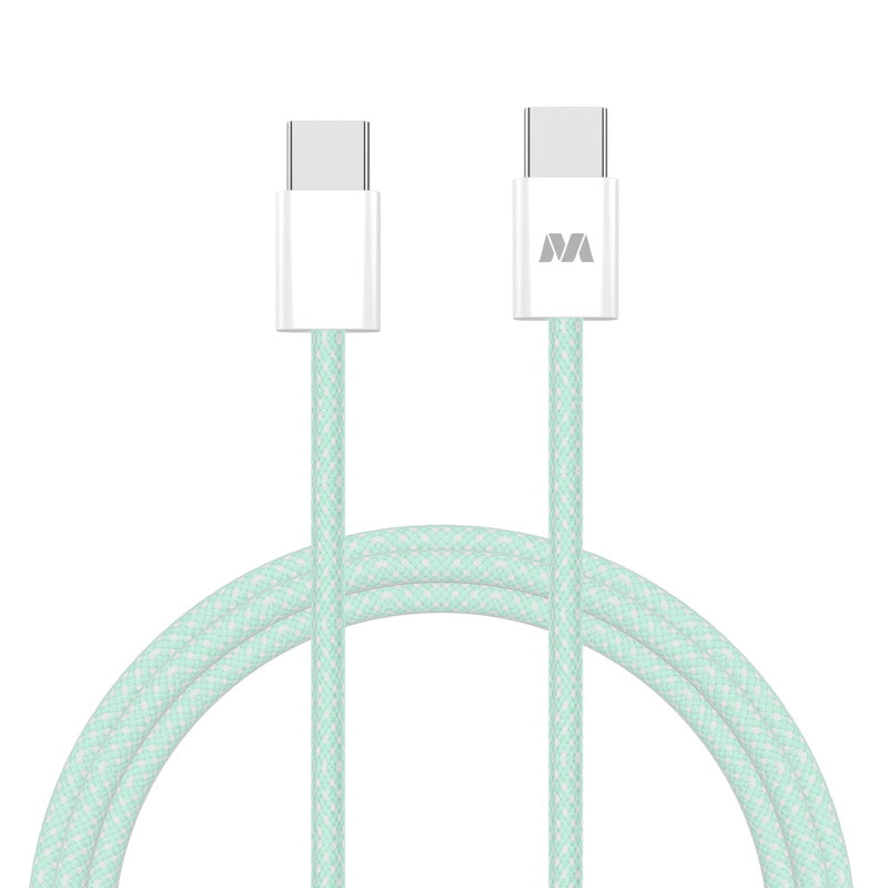L-MYBAT CABLE PREMIUM USB-C A USB-C VERDE