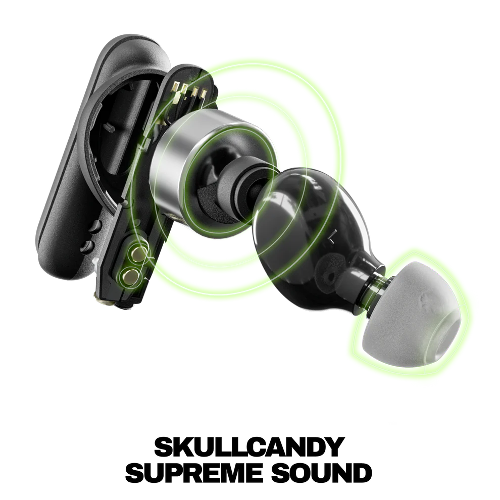 SKULLCANDY SMOKIN BUDS TRUE WIRELESS NEGRO
