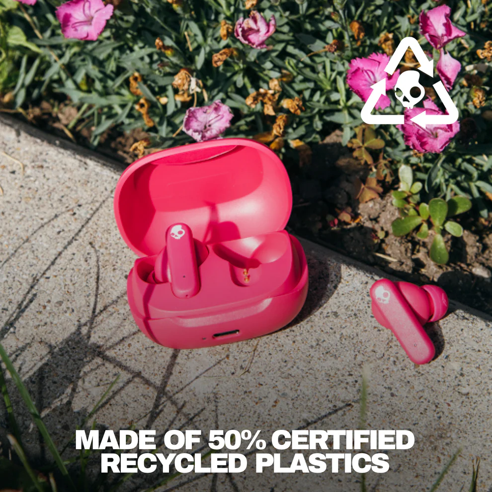 SKULLCANDY SMOKIN BUDS TRUE WIRELESS MIDNIGHT PINK