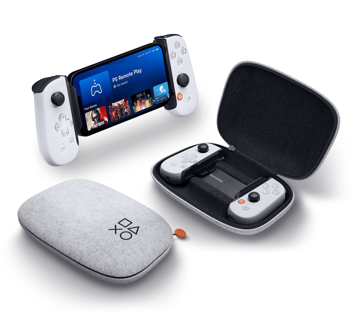 Backbone One PlayStation Edition Lightning conectado a iPhone – juega Remote Play en tu celular