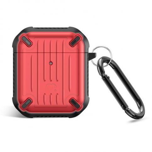L-MYBAT PRO ARMOR CASE PARA AIRPODS SERIE 1 Y 2 ROJO