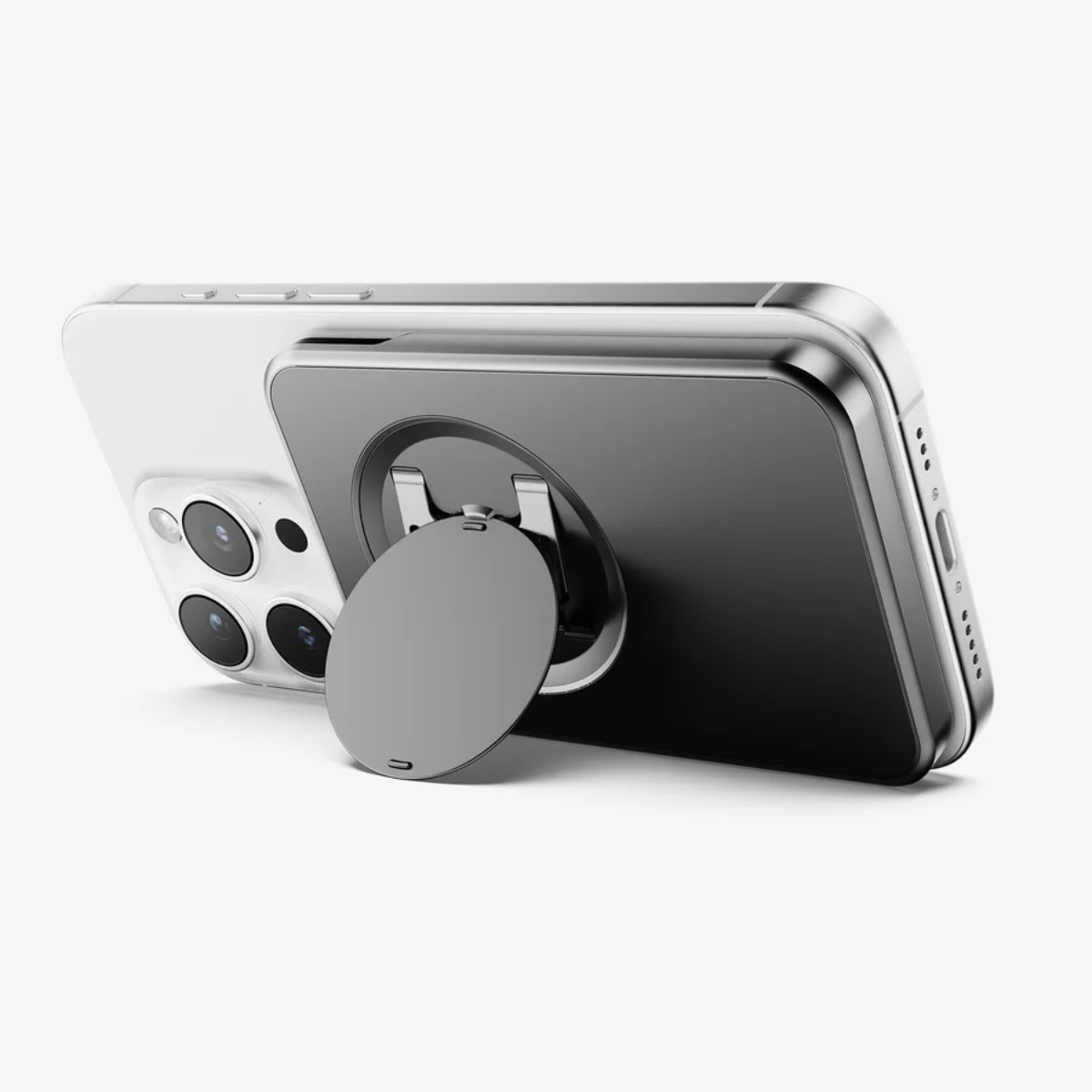 Detalle del diseño de la OhSnap Grip Wallet MagSafe Guatemala