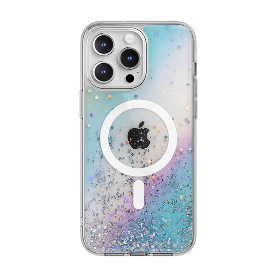 L-SWITCHEASY STARFIELD GLITTER MAGSAFE IPHONE 15 PRO CELESTE