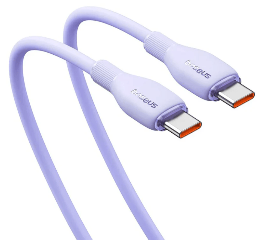 L-BASEUS PUDDING CABLE TIPO C A LIGHTNING 20W 1.2M MORADO