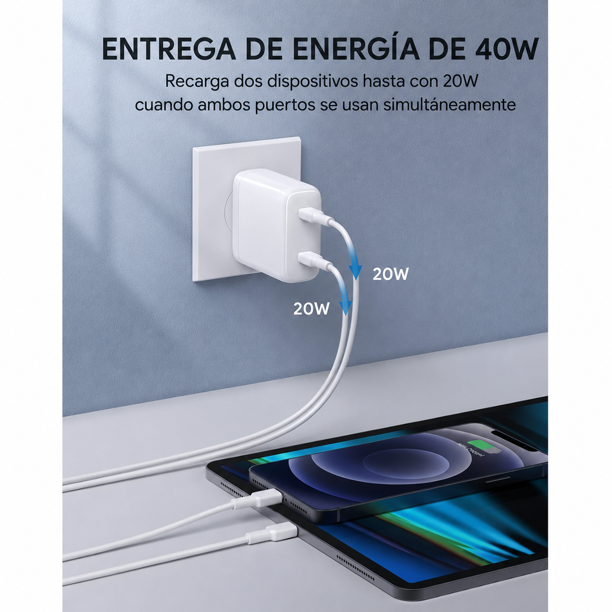 L-WEMISS CUBO DE CARGA 40W TIPO C