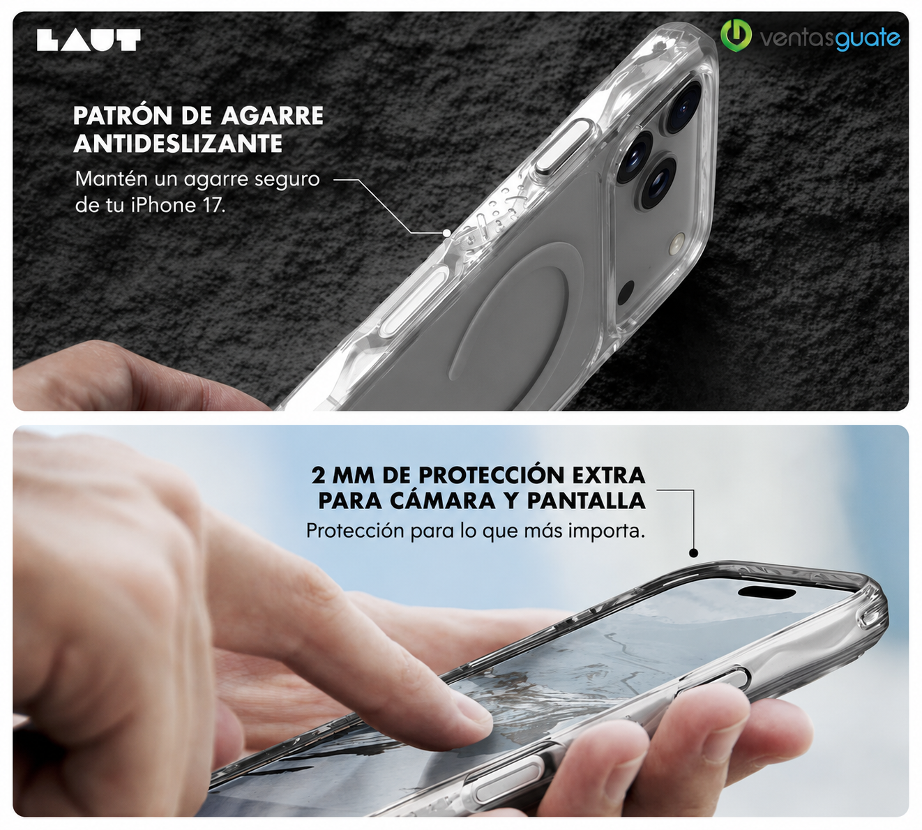 LAUT CRYSTAL MATTER X IPHONE 17 PRO MAX CLEAR