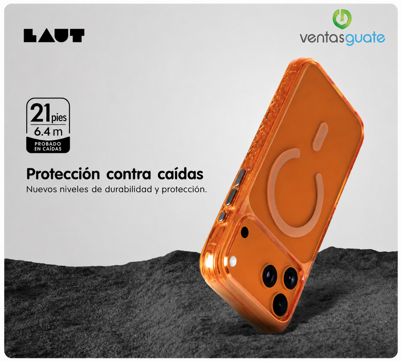 LAUT CRYSTAL MATTER X IPHONE 17 PRO MAX CLEAR